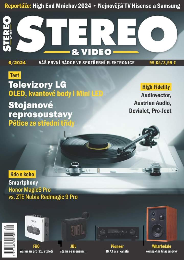 titulní strana časopisu Stereo & Video a jeho předplatné