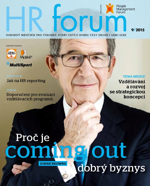 titulní strana časopisu HR forum a jeho předplatné