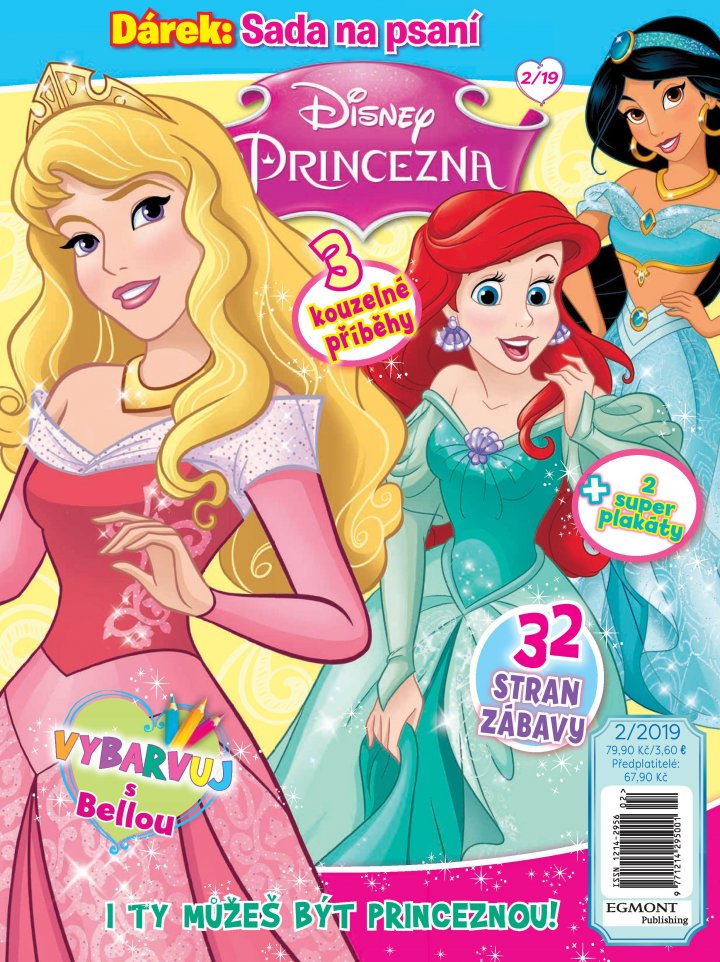 titulní strana časopisu Princezna a jeho předplatné
