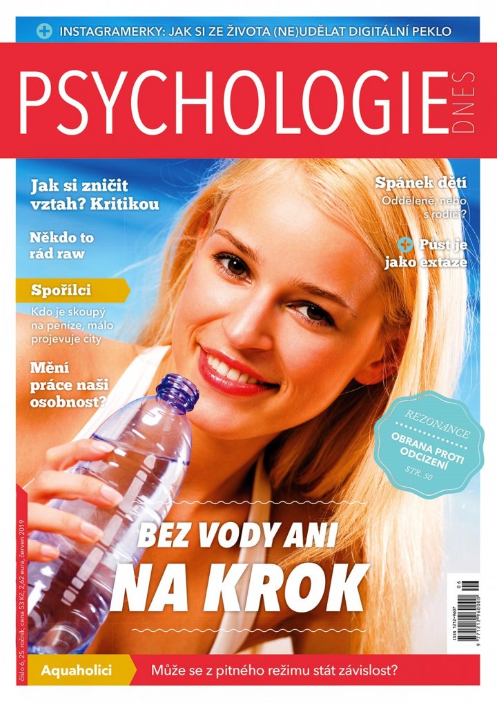 titulní strana časopisu Psychologie dnes a jeho předplatné