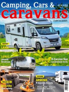 titulní strana časopisu Camping, Cars & Caravans 2024//1