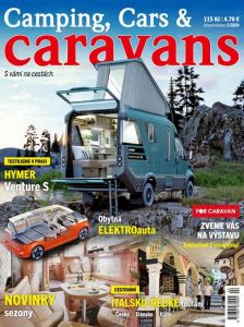 titulní strana časopisu Camping, Cars & Caravans 2024//2