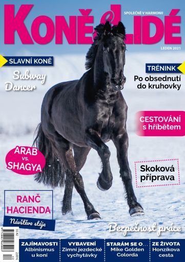 obálka časopisu Koně & lidé 1/2021