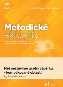 obálka časopisu Metodické aktuality Metodické aktuality 10/2023