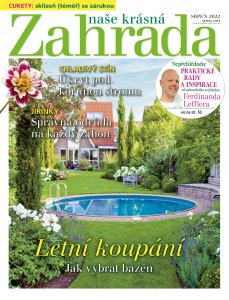 titulní strana časopisu Naše krásná zahrada 2022//8