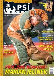 titulní strana časopisu Psí sporty 2021//5