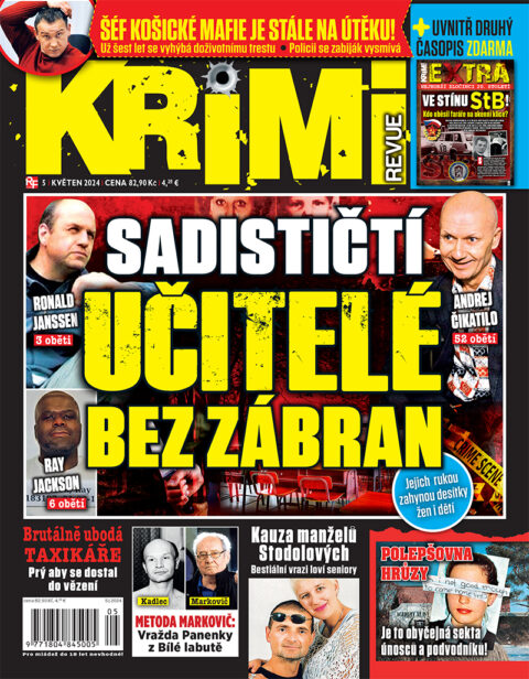titulní strana časopisu Krimi revue EKO a jeho předplatné