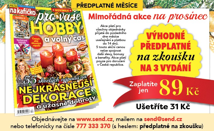 promo předplatného časopisů