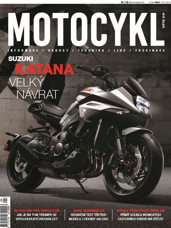 titulní strana časopisu Motocykl a jeho předplatné