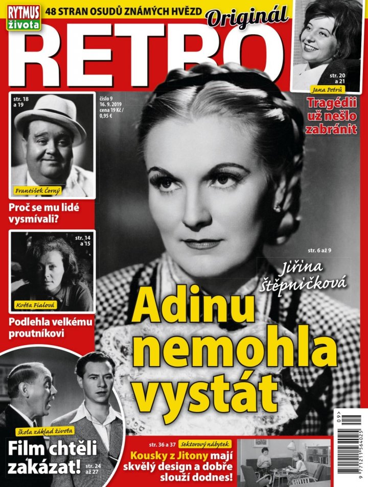 titulní strana časopisu Retro a jeho předplatné