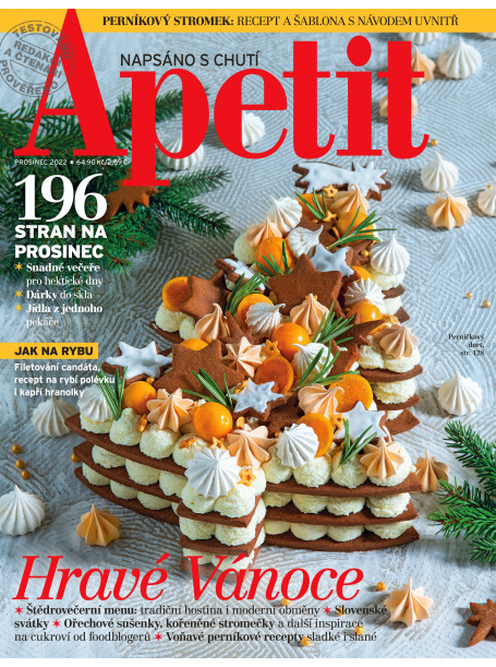 obálka časopisu Apetit 12/2022