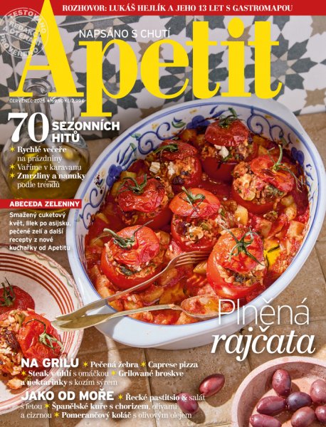 obálka časopisu Apetit 7/2025