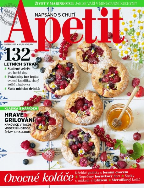 obálka časopisu Apetit 8/2025