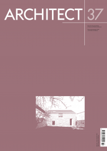 obálka časopisu ARCHITECT+ 6/2022 (37)