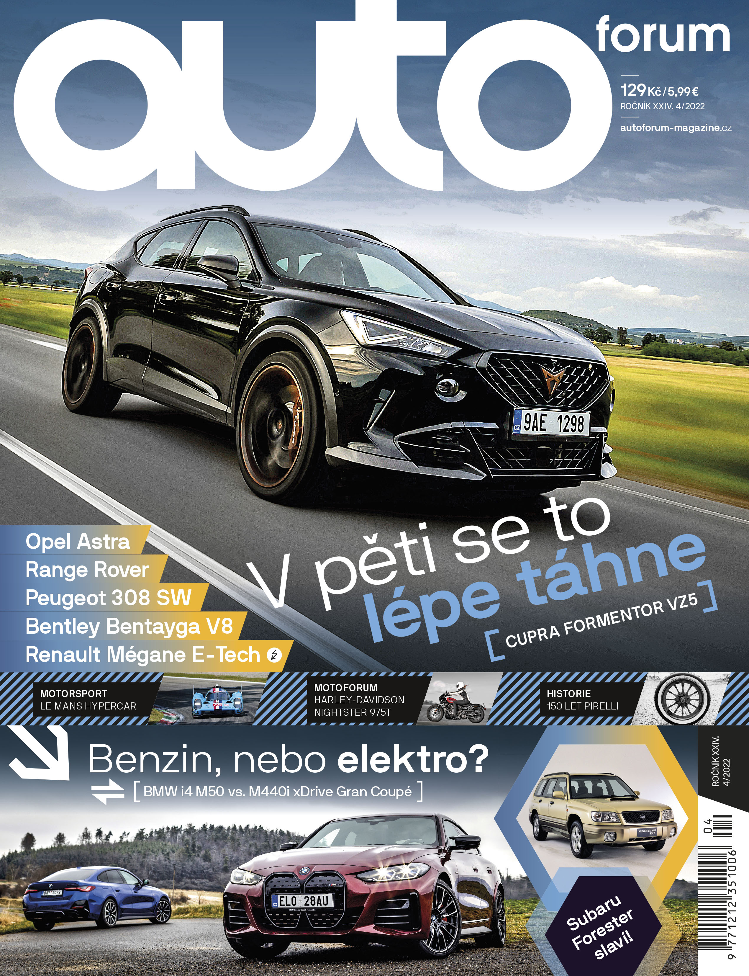 obálka časopisu Autoforum 4/2022