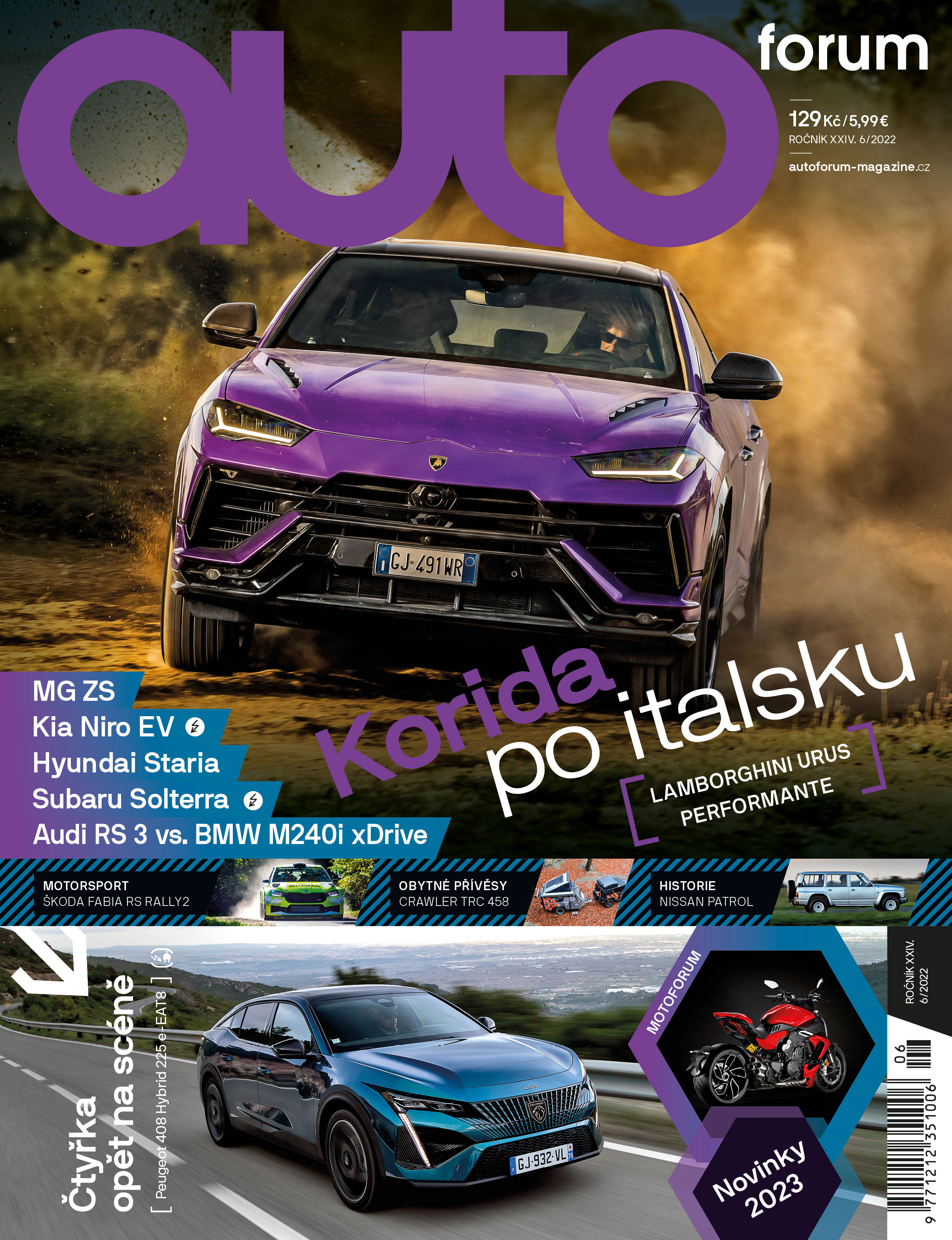 obálka časopisu Autoforum 6/2022