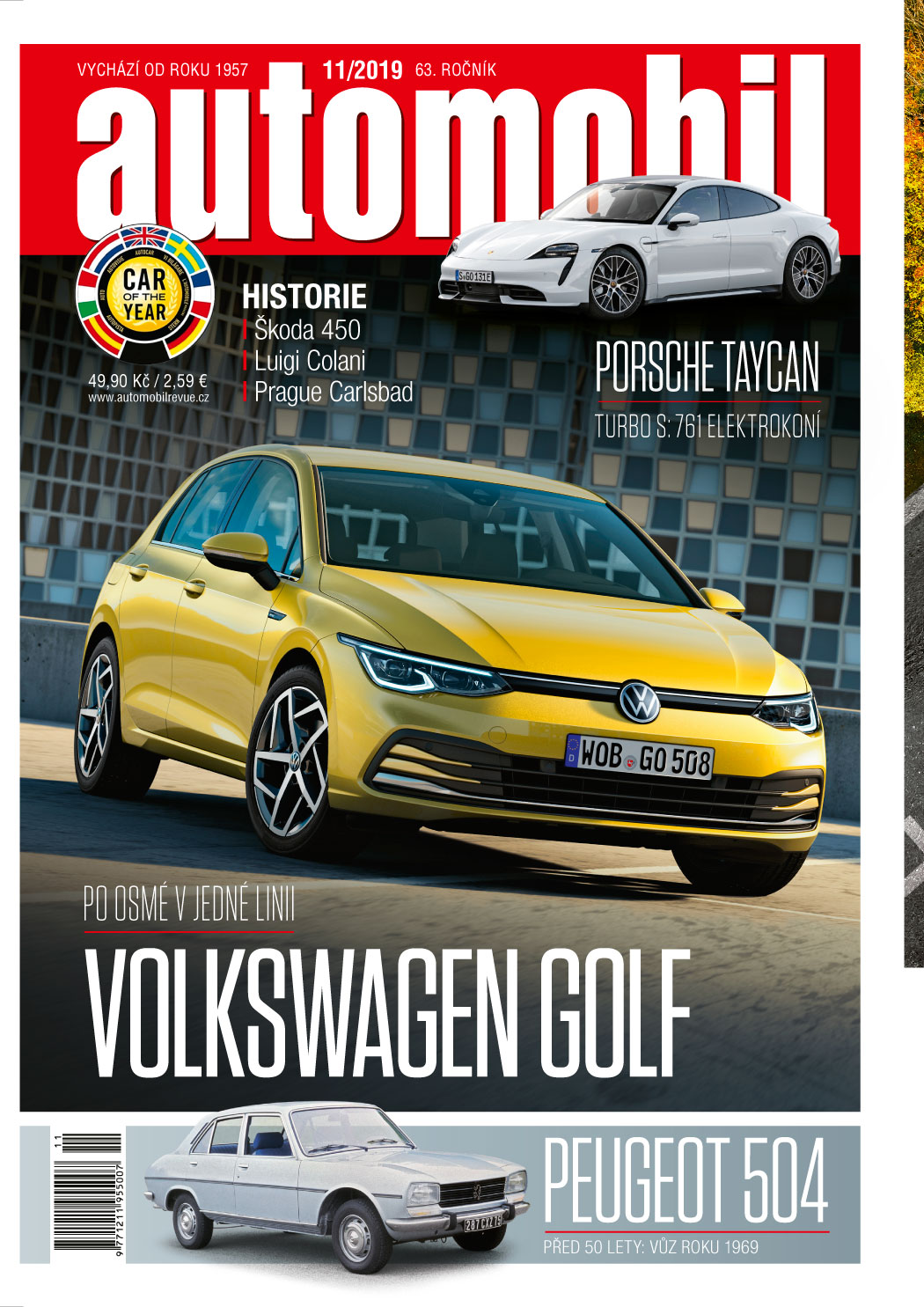 obálka časopisu Automobil Revue 11/2019