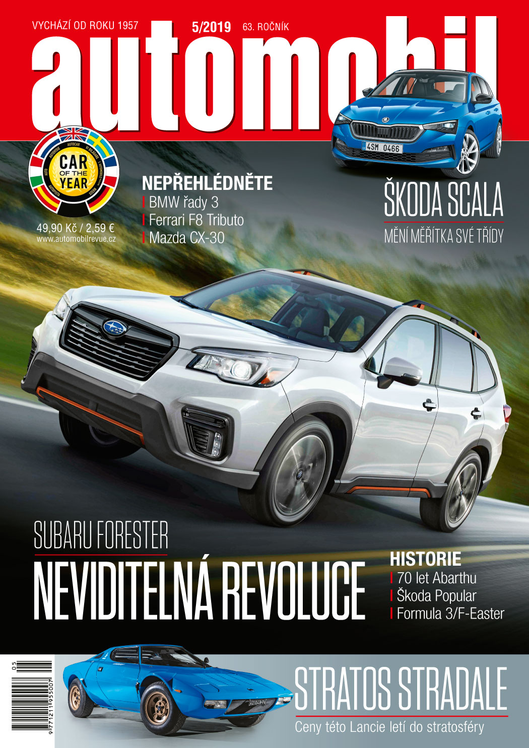 obálka časopisu Automobil Revue 5/2019