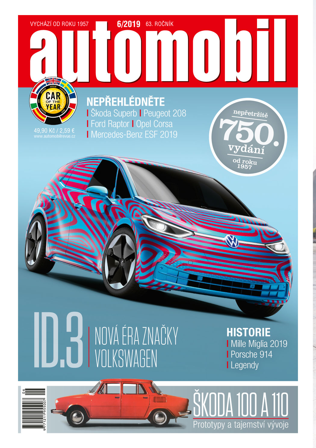 obálka časopisu Automobil Revue 6/2019