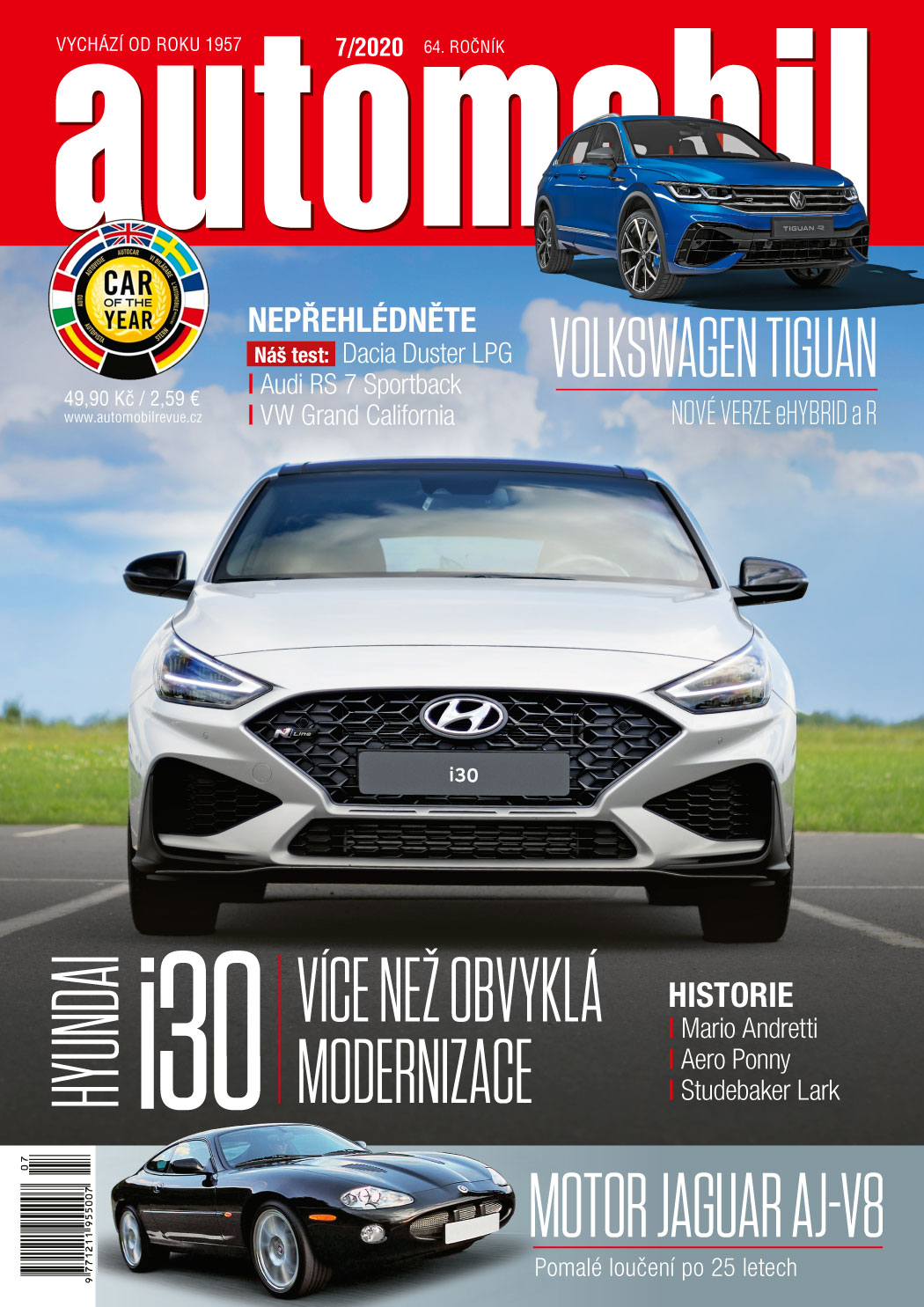obálka časopisu Automobil Revue 7/2020