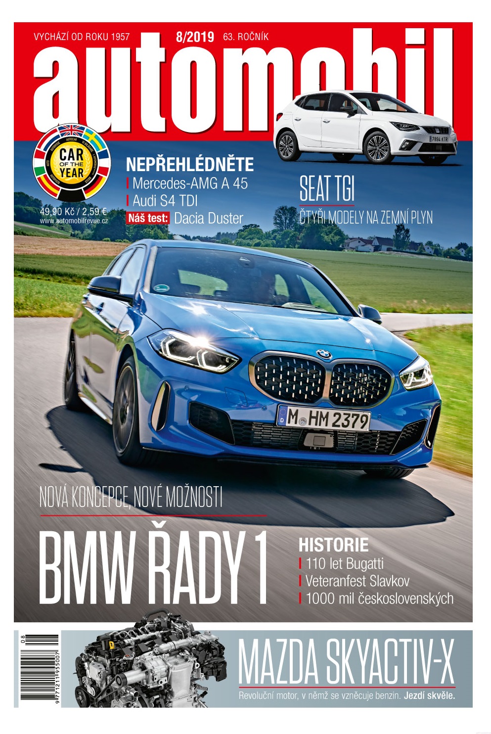 obálka časopisu Automobil Revue 8/2019