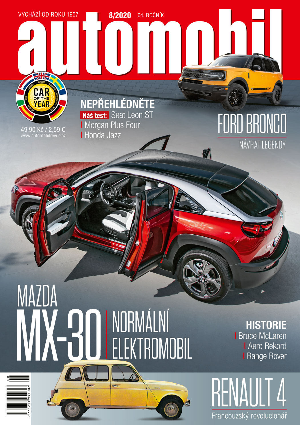 obálka časopisu Automobil Revue 8/2020