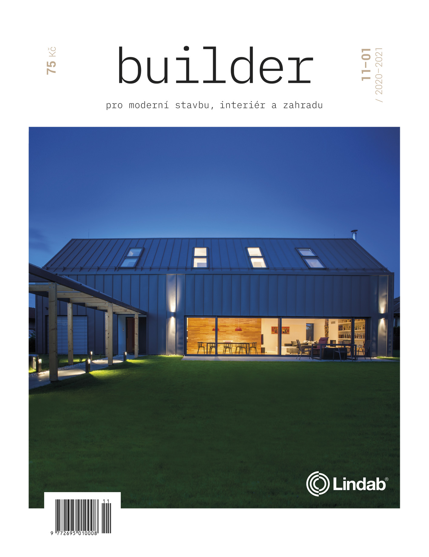 obálka časopisu builder 11-01/2021