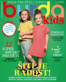 obálka časopisu Burda Kids 1/2023