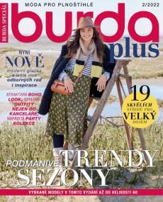 obálka časopisu Burda Plus 2/2022