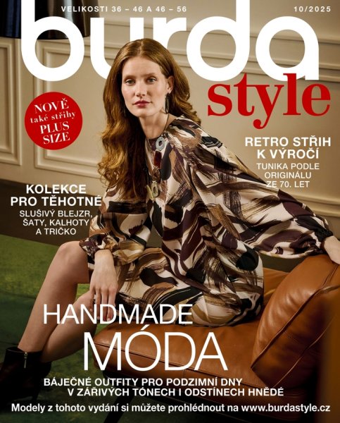 obálka časopisu Burda Style 10/2025