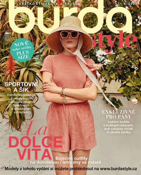 obálka časopisu Burda Style 6/2025