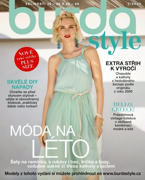 obálka časopisu Burda Style 7/2025