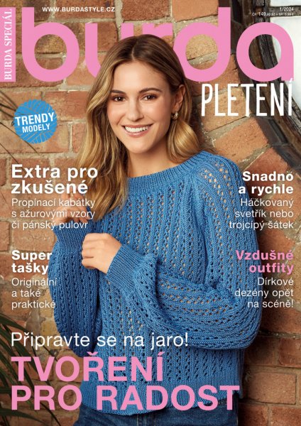 obálka časopisu Burda Style speciál Burda speciál 01/2024 – Pletení 1/2024