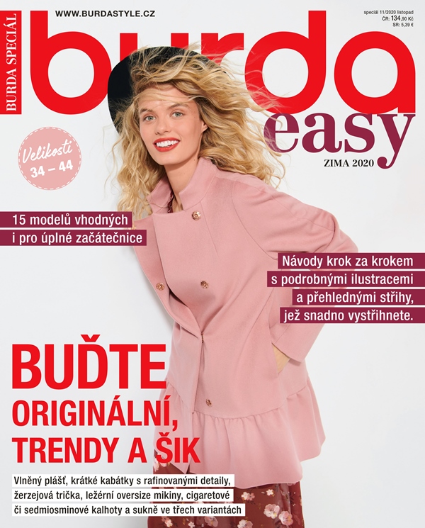 obálka časopisu Burda Style speciál Burda Easy 4/2020 (zima)