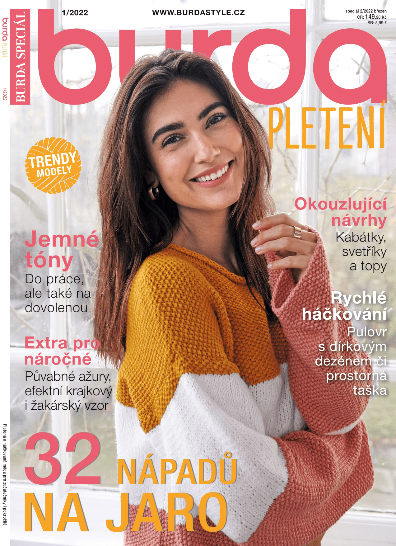 obálka časopisu Burda Style speciál Burda speciál 02/2022 - Burda Pletení 1/2022