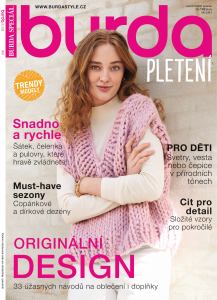 obálka časopisu Burda Style speciál 12-Burda Pletení 1/2021