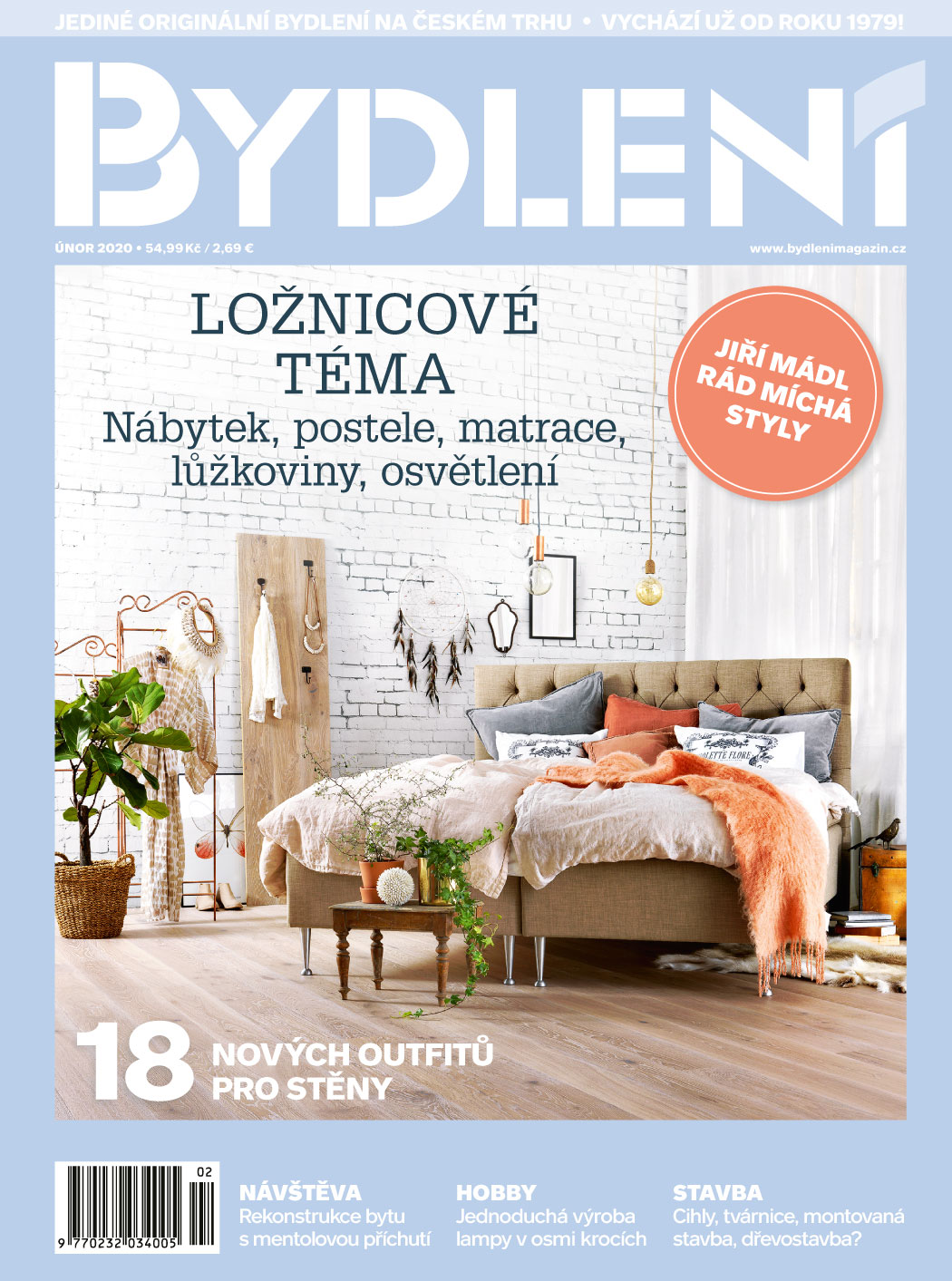 obálka časopisu Bydlení 2/2020