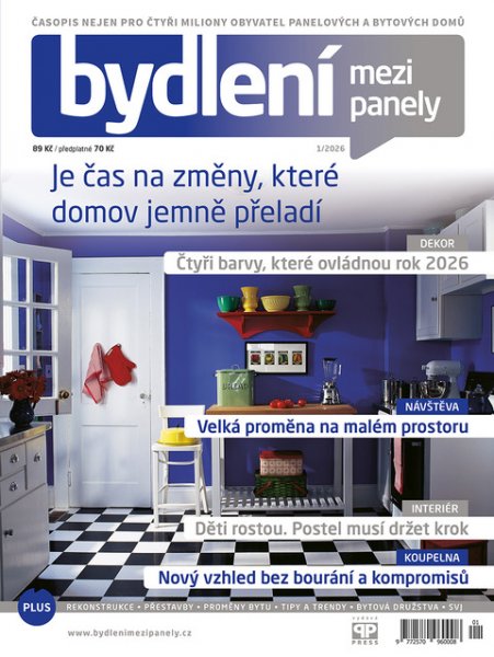obálka časopisu Bydlení mezi panely 1/2026