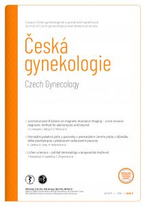 obálka časopisu Česká gynekologie  3/2026