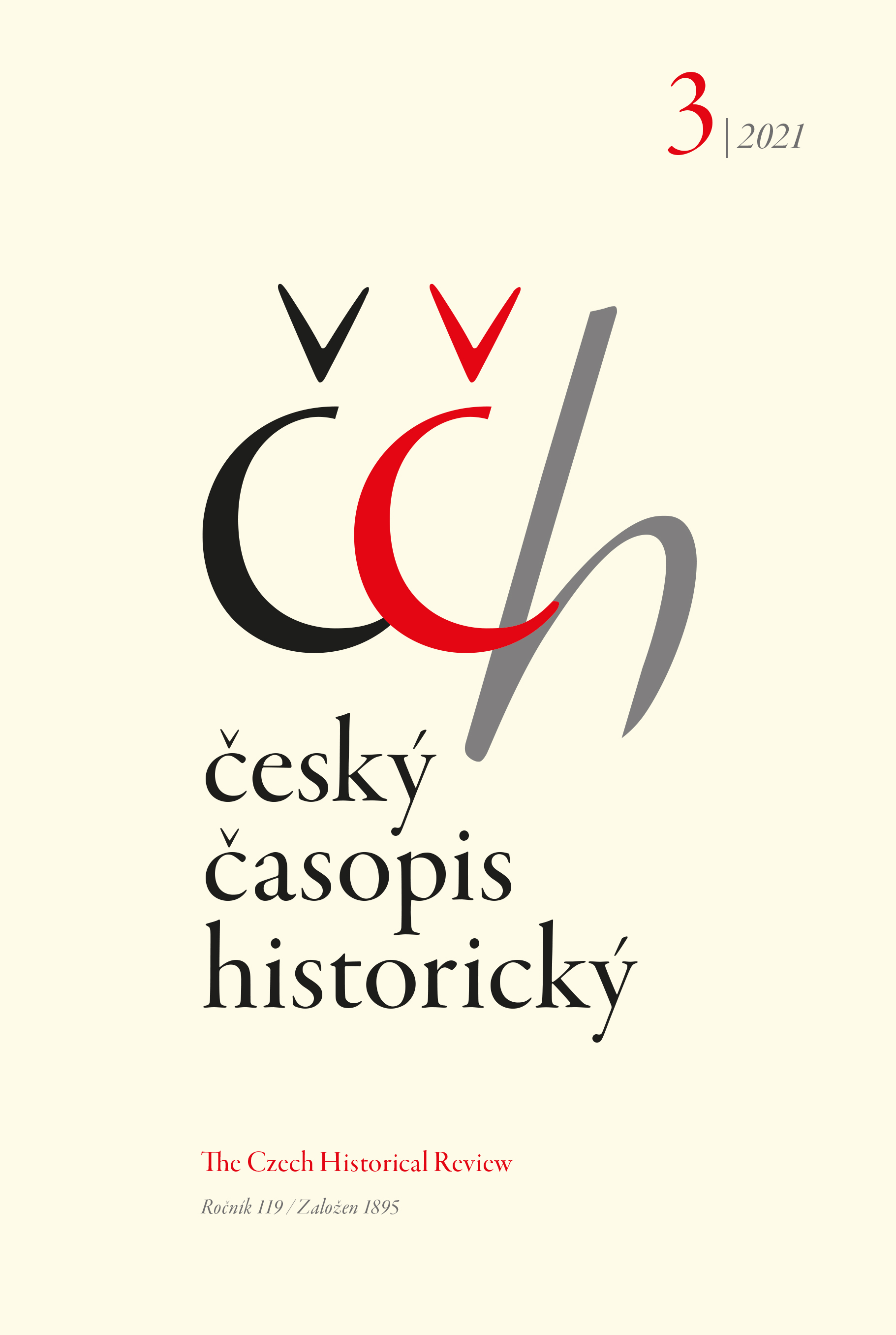 titulní strana časopisu Český časopis historický 2021//3