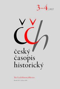 titulní strana časopisu Český časopis historický 2022//3