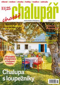 obálka časopisu Chatař chalupář 11/2025