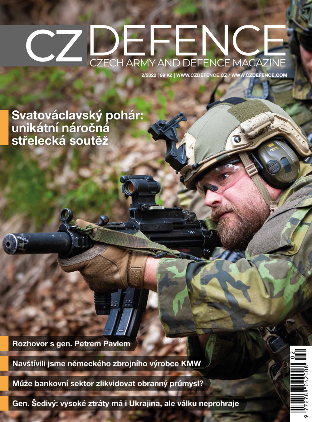 obálka časopisu CZ DEFENCE  2/2022