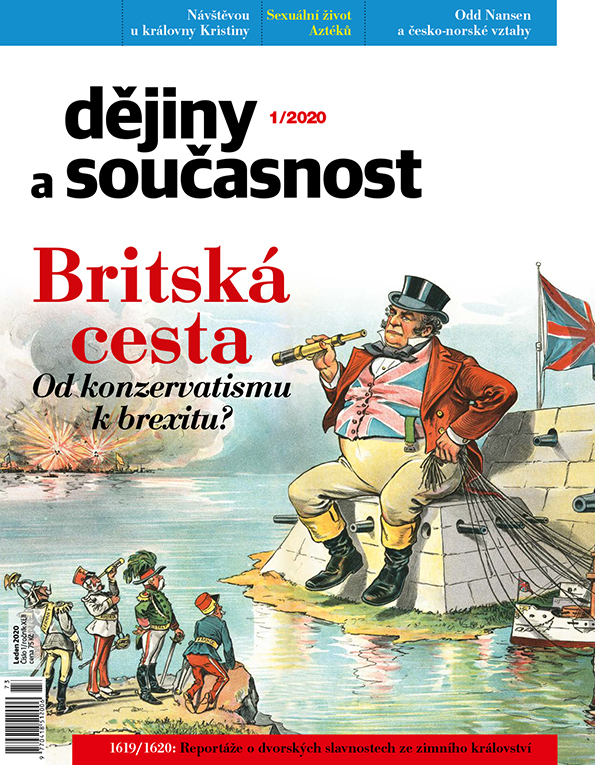 obálka časopisu Dějiny a současnost 1/2020 - Britská cesta