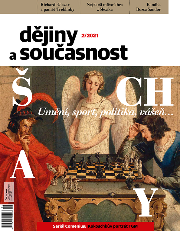 obálka časopisu Dějiny a současnost 2/2021 - Šachy