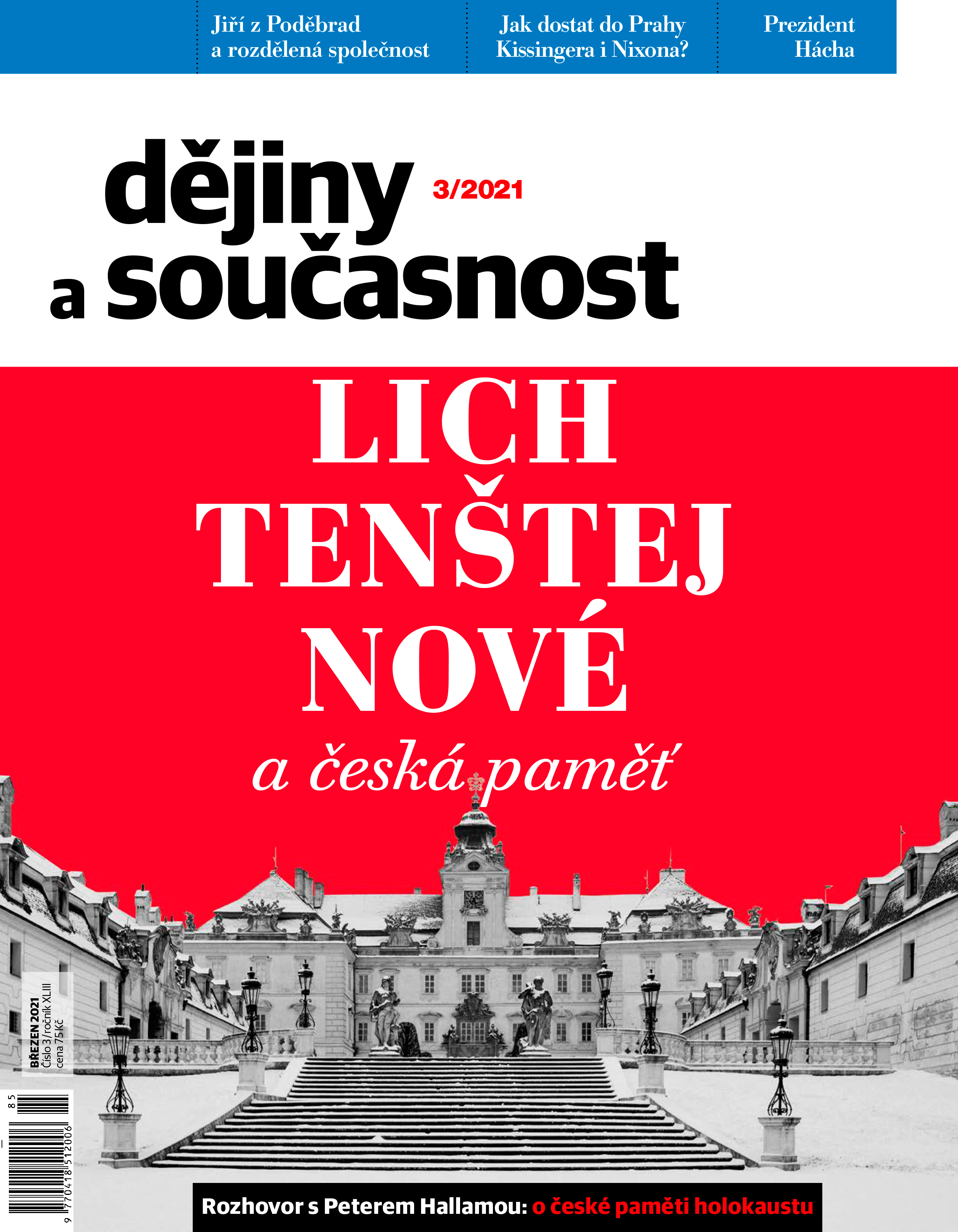 titulní strana časopisu Dějiny a současnost 2021//3