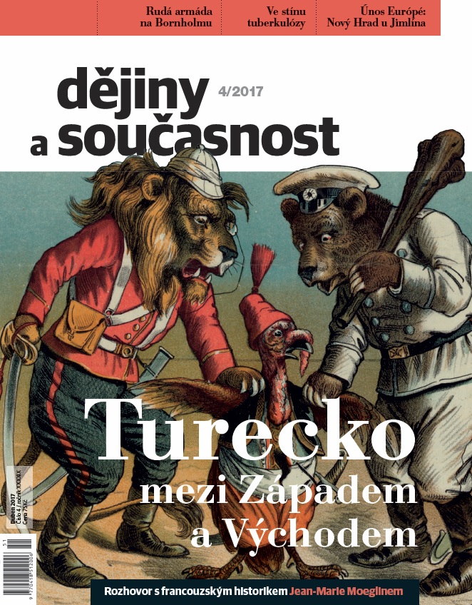 obálka časopisu Dějiny a současnost 4/17 - Turecko mezi Západem a Východem