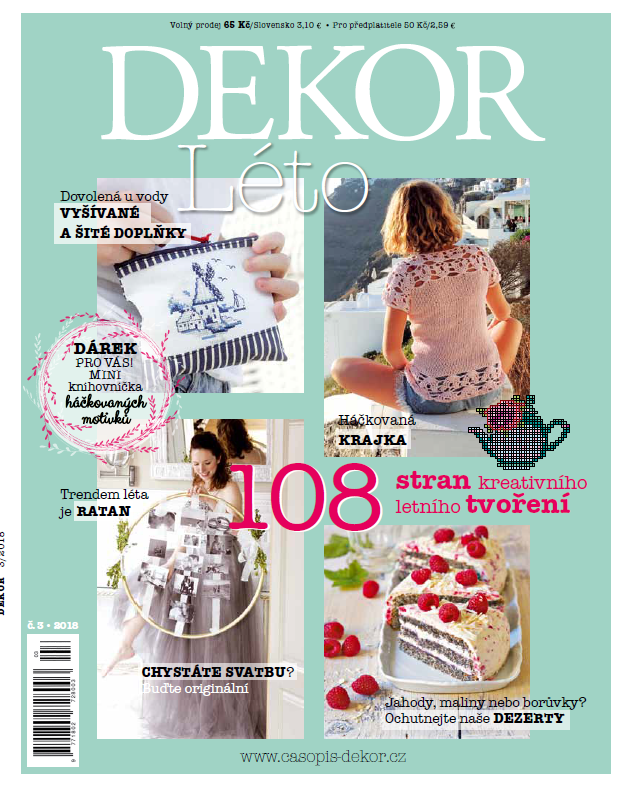 obálka časopisu Dekor 3/2018