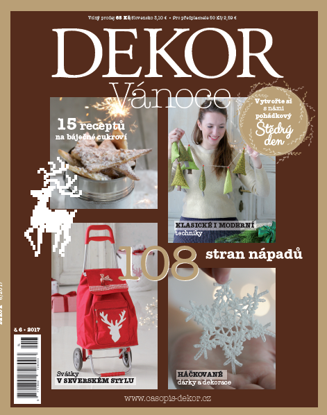 obálka časopisu Dekor 6/2017