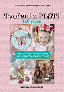 obálka časopisu Dekor speciál Tvoření z plsti
